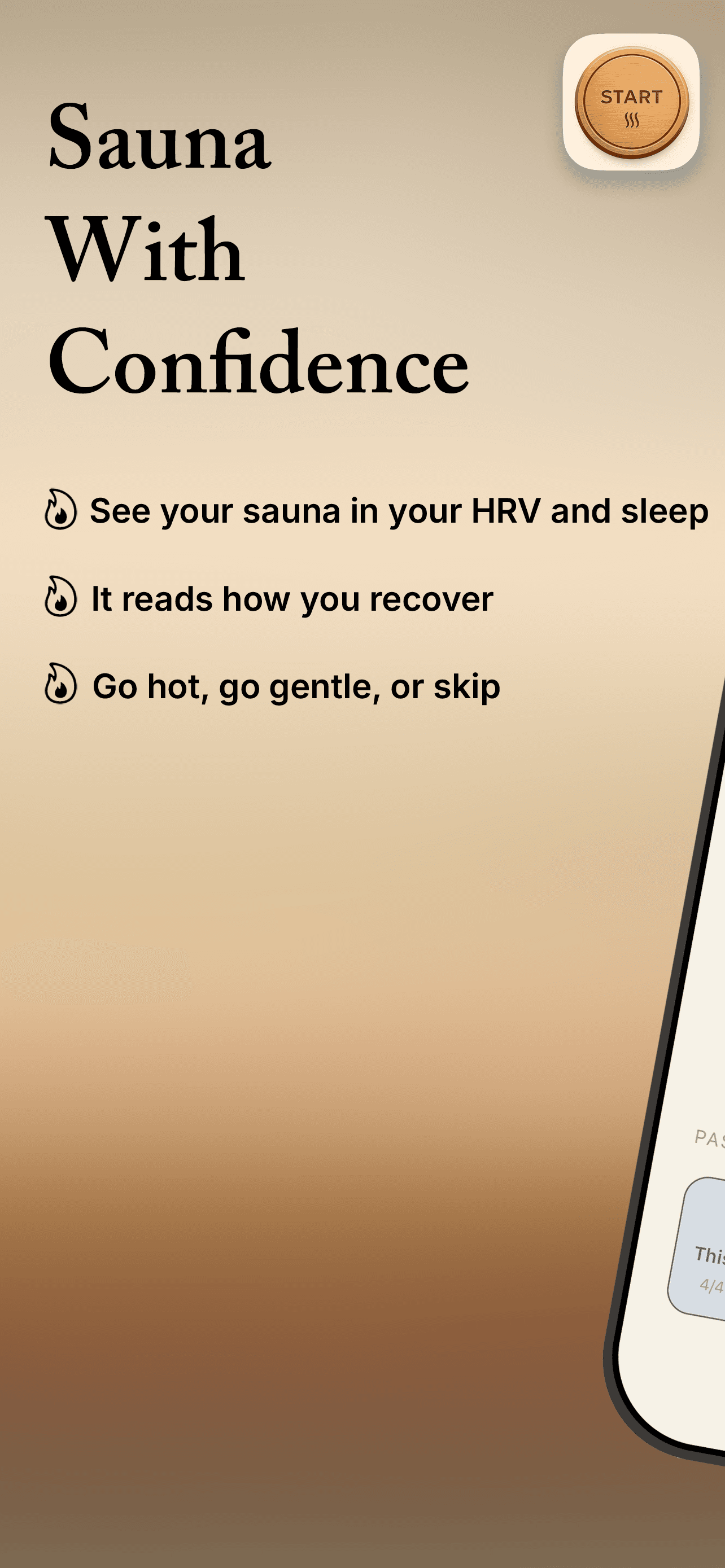 Sauna Score home