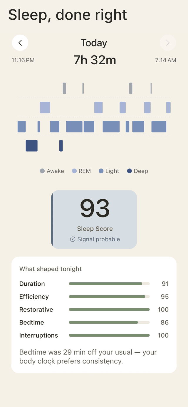 Sleep, done right — last night's read